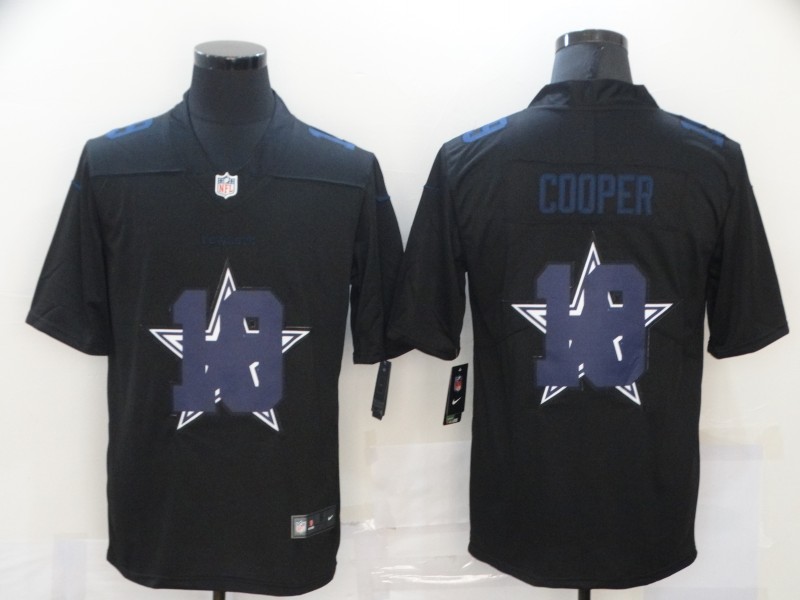 Men's Dallas Cowboys #19 Amari Cooper Black Authentic Jersey